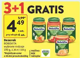 Intermarche Deser jabłko-banan- biszkopt i nutką pomarańczy Bobovita oferta