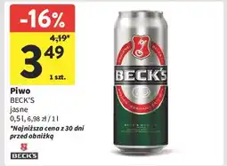 Intermarche Piwo Beck's Imported oferta