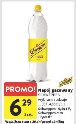 Intermarche Napój indian tonic zero Schweppes oferta