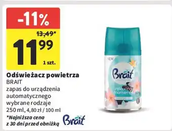 Intermarche Wkład relaxing moments Brait Air Freshner oferta