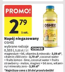 Intermarche Napój witaminy i minerały Oshee Vitamin Water Zero oferta