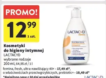 Intermarche Płyn ginekologiczny do higieny intymnej przeciwgrzybiczy Lactacyd Plus oferta