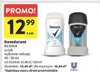 Intermarche Antyperspirant Rexona Men Cobalt Dry oferta