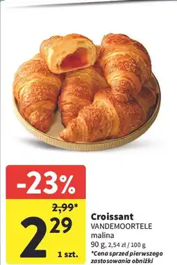 Intermarche Croissant malina Vandemoortele oferta