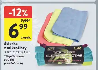 Intermarche Zestaw ściereczek z mikrofibry Q11 oferta