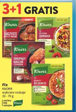 Intermarche Spaghetti bolognese Knorr Fix oferta