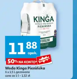 Auchan Woda mineralna Kinga Pienińska oferta