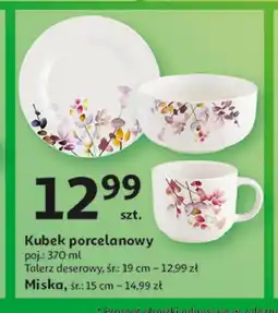 Auchan Kubek porcelanowy oferta