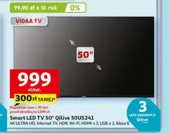 Auchan Smart tv Qilive oferta