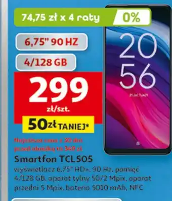 Auchan Smartfon TCL oferta