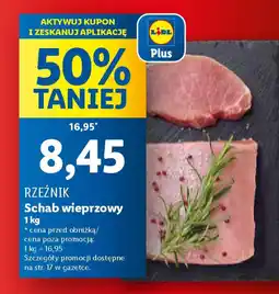 Lidl Rzeźnik schab wieprzowy oferta