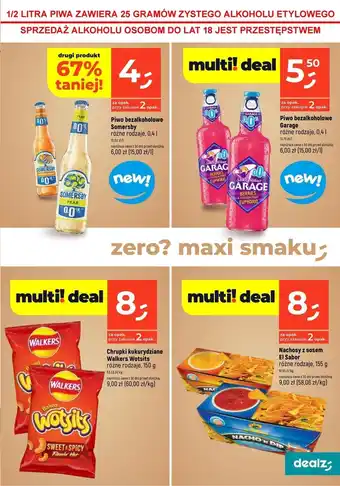 Dealz Chrupki kukurydziane sweet & spicy Walkers oferta