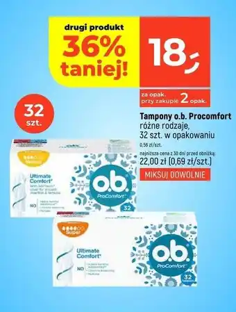 Dealz Tampony normal O.b. Procomfort oferta