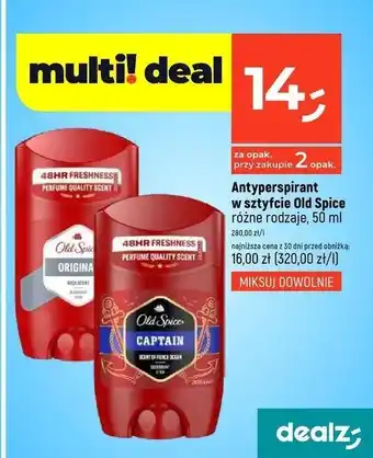 Dealz Dezodorant Old Spice Original oferta