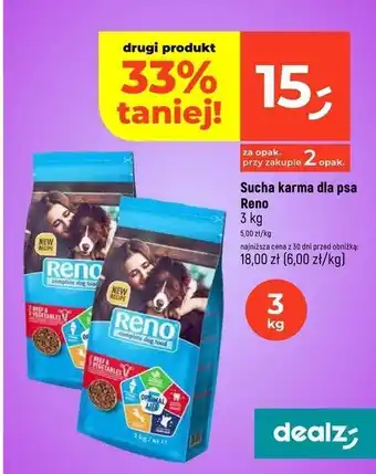 Dealz Karma dla psa wołowina Reno oferta