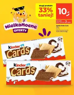 Dealz Herbatniki czekoladowe Kinder Cards oferta