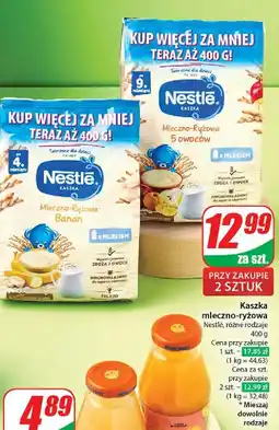 Dino Kaszka mleczno-ryżowa 5 owoców Nestle oferta