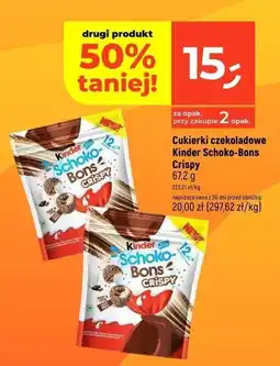 Dealz Cukierki crispy Kinder Schoko-Bons oferta