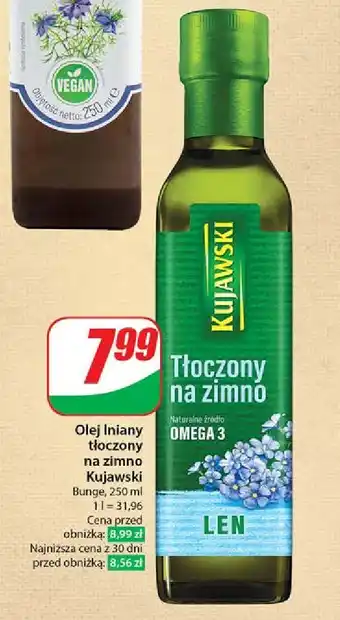 Dino Olej len Kujawski Tłoczony Na Zimno oferta