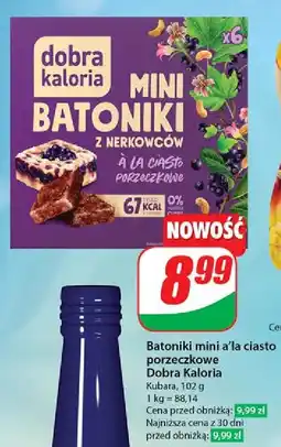 Dino Mini batoniki z nerkowców a'la ciasto porzeczkowe Dobra Kaloria oferta