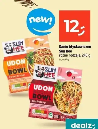 Dealz Danie udon noodle bowl sweet&sour Sun Hee oferta