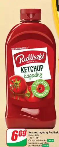 Dino Ketchup łagodny Pudliszki oferta