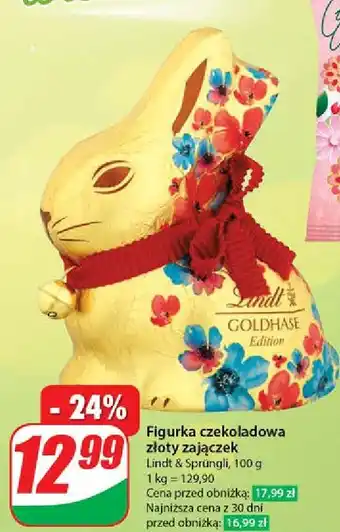 Dino Złoty zając czekoladowy Lindt oferta