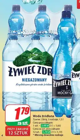 Dino Woda mocny gaz Żywiec Zdrój oferta