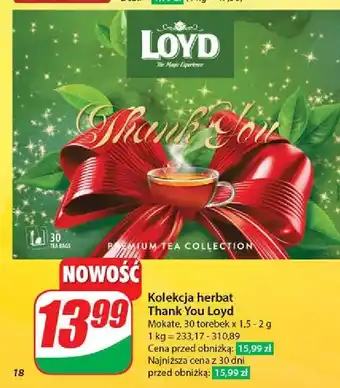 Dino Zestaw herbat thank you Loyd Tea The Magic Experience oferta