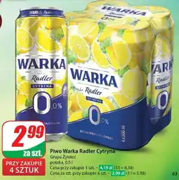 Dino Piwo Warka Radler Lemon 0.0% Alk oferta