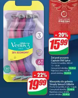 Dino Maszynki do golenia mix kolor Gillette Venus 3 oferta