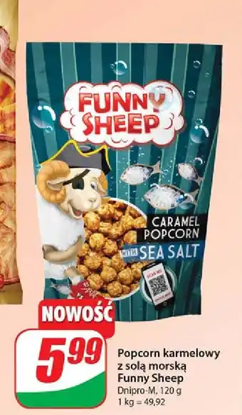 Dino Popcorn karmelowy Funny Sheep oferta