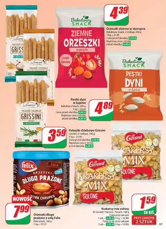 Dino Orzeszki ziemnie paprykowe Bakaliowy Snack oferta