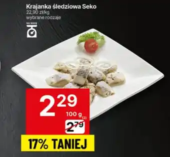 Delikatesy Centrum Krajanka śledziowa Seko oferta