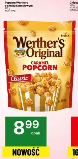 Delikatesy Centrum Popcorn Werthers o smaku karmelowym oferta