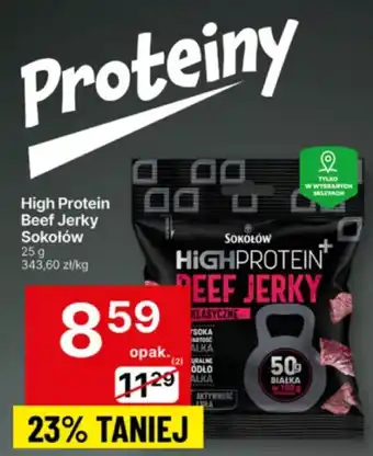 Delikatesy Centrum High Protein Beef Jerky Sokołów oferta