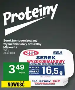 Delikatesy Centrum Serek homogenizowany wysokobiałkowy naturalny Mlekovita oferta