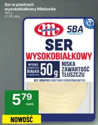 Delikatesy Centrum Ser w plastrach wysokobiałkowy Mlekovita oferta