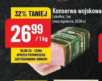 Polomarket Konserwa wojskowa Lukullus oferta