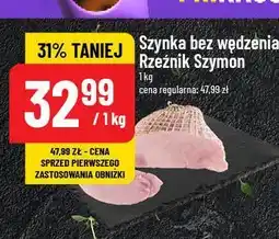 Polomarket Szynka bez wędzenia Rzeźnik szymon poleca oferta