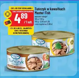 Polomarket Tuńczyk kawałki w oleju sojowym Master fish oferta