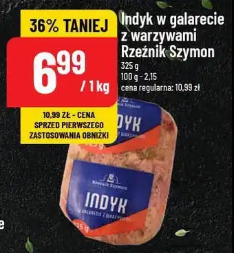 Polomarket Indyk w galarecie z warzywami Rzeźnik szymon poleca oferta