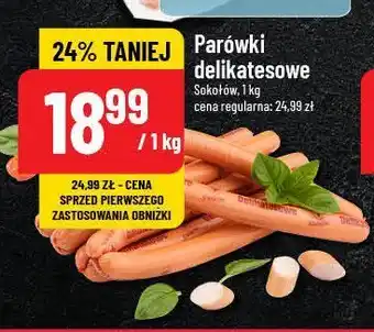 Polomarket Parówki delikatesowe Sokołów oferta