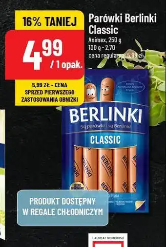 Polomarket Parówki classic Morliny berlinki oferta