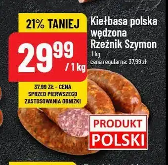 Polomarket Kiełbasa polska wędzona Rzeźnik szymon poleca oferta