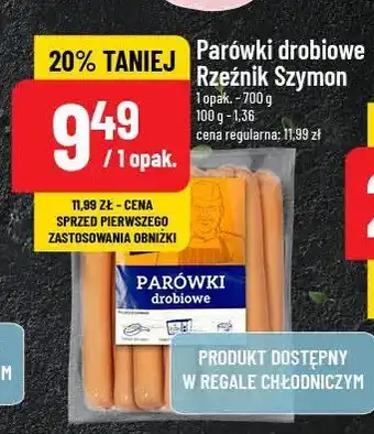 Polomarket Parówki drobiowe Rzeźnik szymon poleca oferta