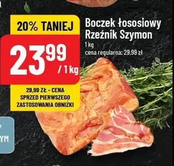 Polomarket Boczek łososiowy Rzeźnik szymon poleca oferta