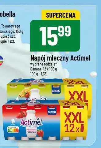 Polomarket Jogurt truskawka Danone actimel oferta