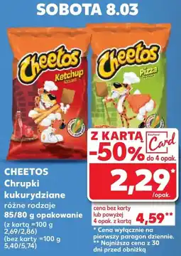 Kaufland Chrupki kukurydziane Cheetos oferta