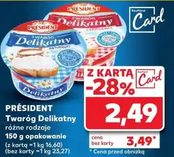 Kaufland Twaróg President oferta